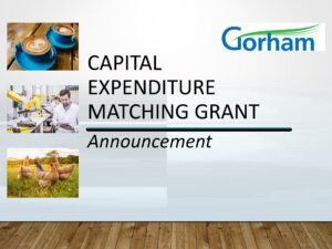 Capital Expenditure Matching Grant